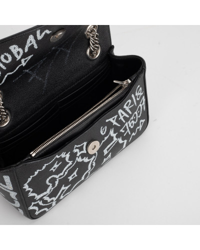 Balenciaga Torebka czarna z napisami