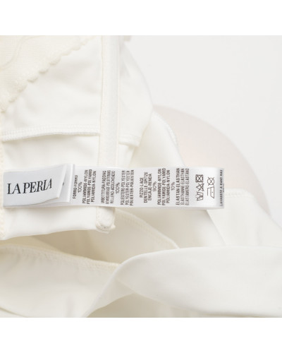 LA PERLA Sukienka biała