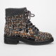 Chanel  Buty botki szare
