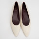 The Row Buty baleriny beżowe