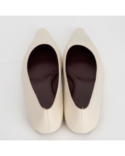 The Row Buty baleriny beżowe