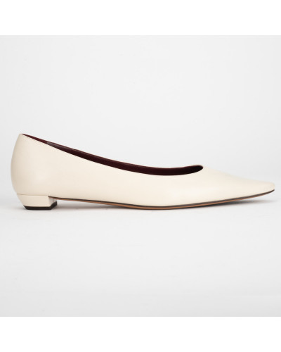 The Row Buty baleriny beżowe