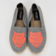 Kenzo Espadryle szare z neonem