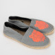 Kenzo Espadryle szare z neonem