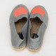 Kenzo Espadryle szare z neonem