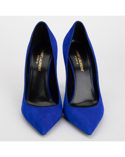 Saint Laurent  Szpilki niebieskie