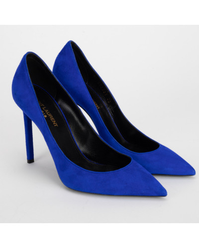 Saint Laurent  Szpilki niebieskie