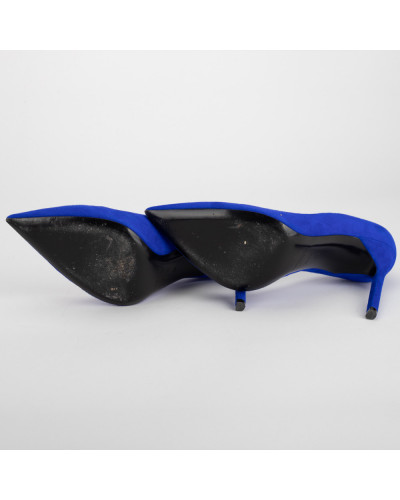 Saint Laurent  Szpilki niebieskie