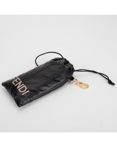 Fendi Okulary w monogram brązowe