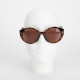 Fendi Okulary w monogram brązowe