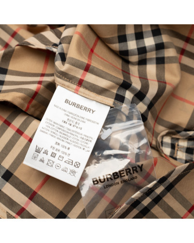 Burberry Sukienka beżowa w katę