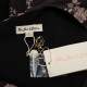 For Love & Lemons Sukienka szara w kwiatki