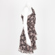 For Love & Lemons Sukienka szara w kwiatki