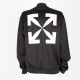 Off-White Bluza czarna z logo