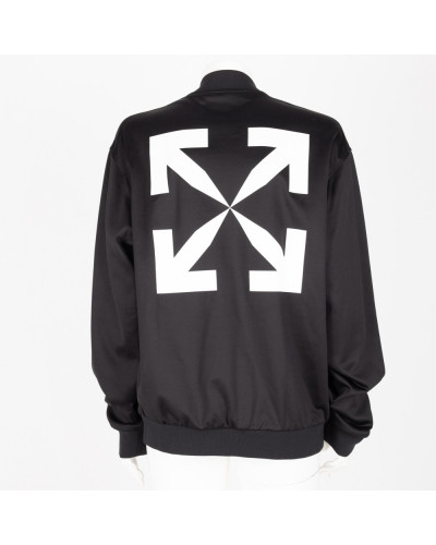 Off-White Bluza czarna z logo