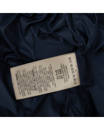 Burberry Ubranie granatowa kurtka z kapturem