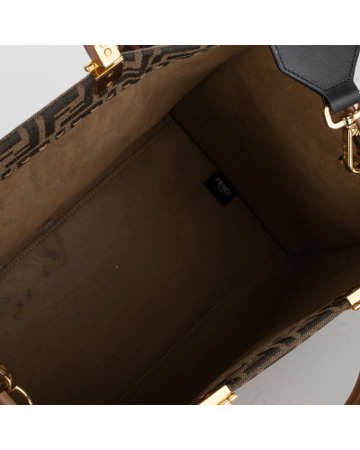 Fendi Torba brązowa w monogram Sunshine