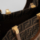 Fendi Torba brązowa w monogram Sunshine