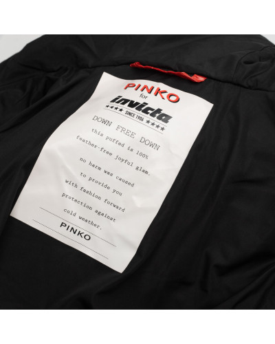 Pinko Kurtka granatowa lakierowana