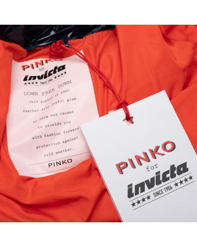 Pinko Kurtka czerwona lakierowana