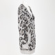 The Kooples Sweter w panterke szary