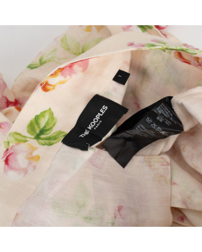 The Kooples Spodenki kremowe w kwioaty