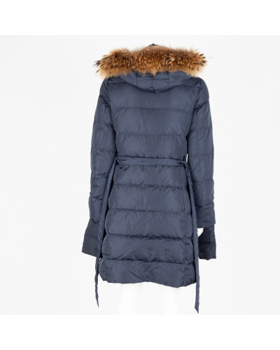 Max Mara Kurtka granatowa puchowa