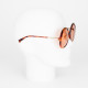 Fendi Okulary okragle brazowe