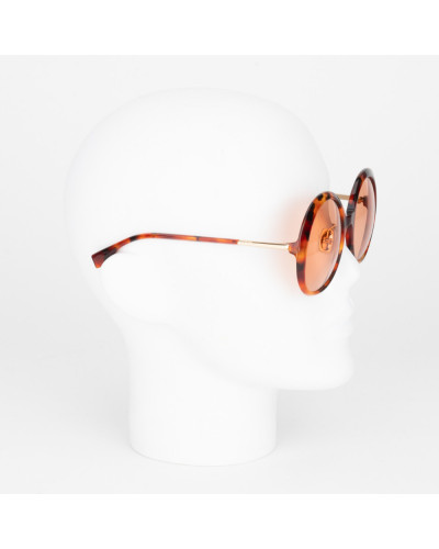 Fendi Okulary okragle brazowe
