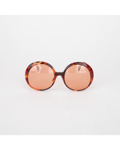 Fendi Okulary okragle brazowe