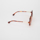 Fendi Okulary okragle brazowe
