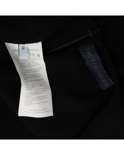 Trussardi Sukienka czarna dopasowana