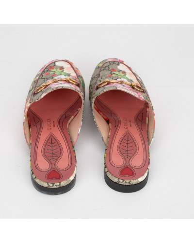 Gucci Buty loafersy w kwiaty