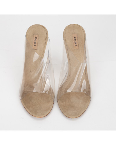 Yeezy Buty transparentne mule