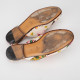Gucci Buty loafersy kremowe w motywy roślinne