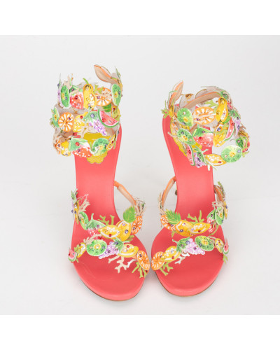 Rene Caovilla Buty kolorowe szpilki FRUIT KID