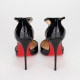 Christian Louboutin Buty czarne lakierowane szpilki  J STRING