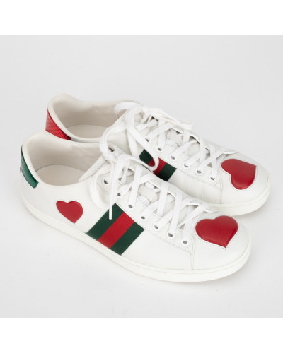 Gucci Buty białe sneakersy