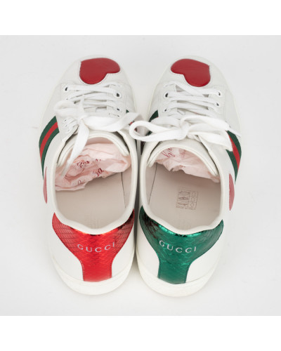 Gucci Buty białe sneakersy