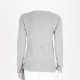 Marc Jacobs Sweter szary z wiazaniam ...