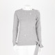 Marc Jacobs Sweter szary z wiazaniam ...