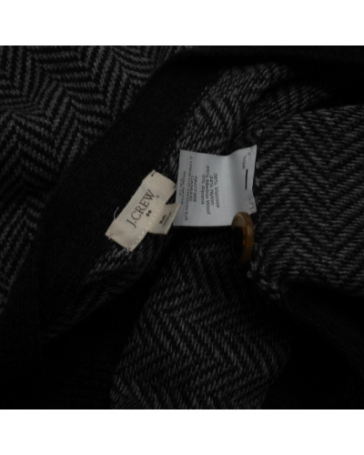 J. Crew Sweter w jodełkę szary