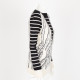 Alexander McQueen Sweter czarno-biały we wzór