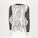 Alexander McQueen Sweter czarno-biały we wzór