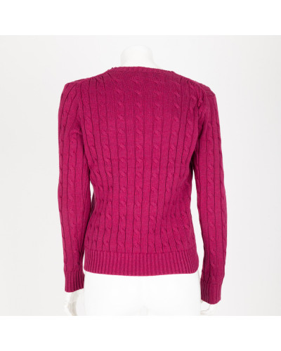 Ralph Lauren Sweter rozowy z logo