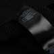 Balmain Ubranie czarna długa sukienka z ozdobnymi złotymi guzikami