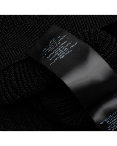 Balmain Ubranie czarna długa sukienka z ozdobnymi złotymi guzikami
