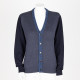 Etro Sweter kardigan granatowy