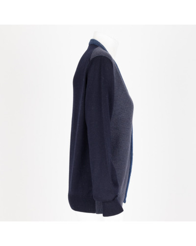Etro Sweter kardigan granatowy