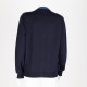 Etro Sweter kardigan granatowy